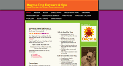 Desktop Screenshot of dogmadogdaycare.com