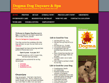 Tablet Screenshot of dogmadogdaycare.com